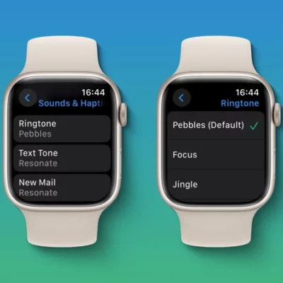 watchOS 11 consente di cambiare suoneria su Apple Watch
