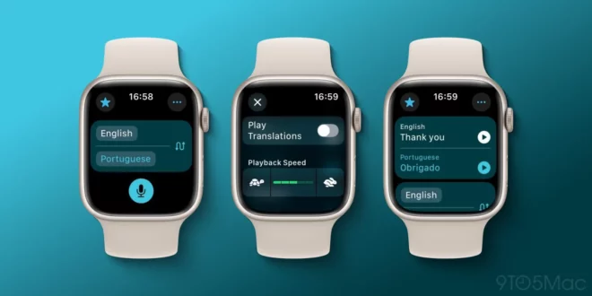 watchOS 11 porta l’app Traduci su Apple Watch