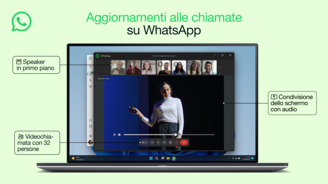 Nuove funzioni per le chiamate su WhatsApp