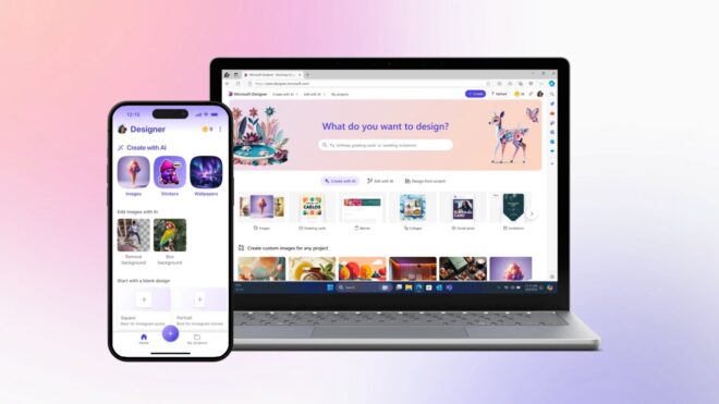 Microsoft Designer, l’app che genera immagini con l’IA è ora su App Store