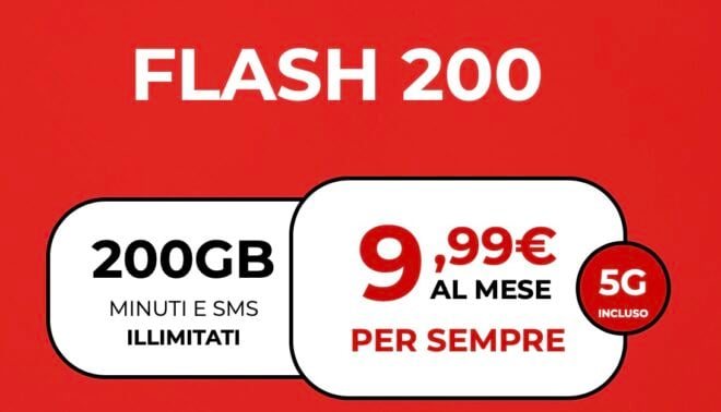 Ecco le offerte iliad Flash 200 e Giga 250