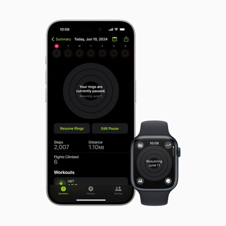 Attività anelli watchOS 11