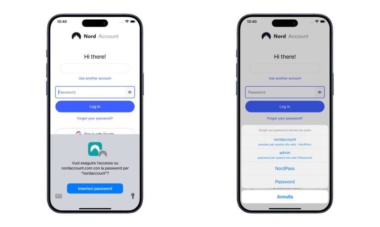 NordPass Autofill iOS