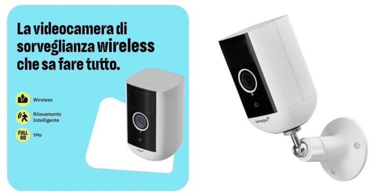 Videocamera di sorveglianza wireless omajin