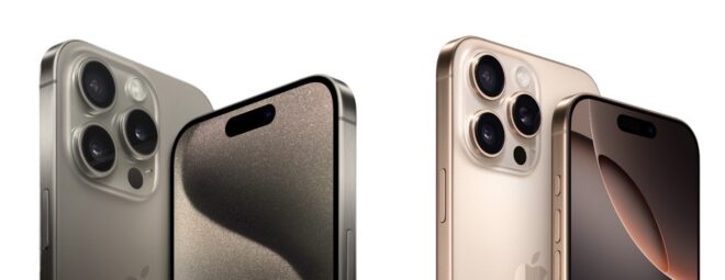 iPhone 16 Pro vs iPhone 15 Pro: ecco tutte le differenze