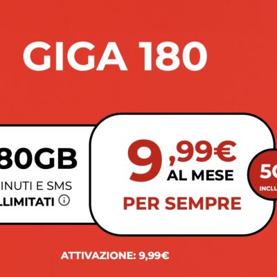 Giga 180, iliad ripropone questa interessante offerta