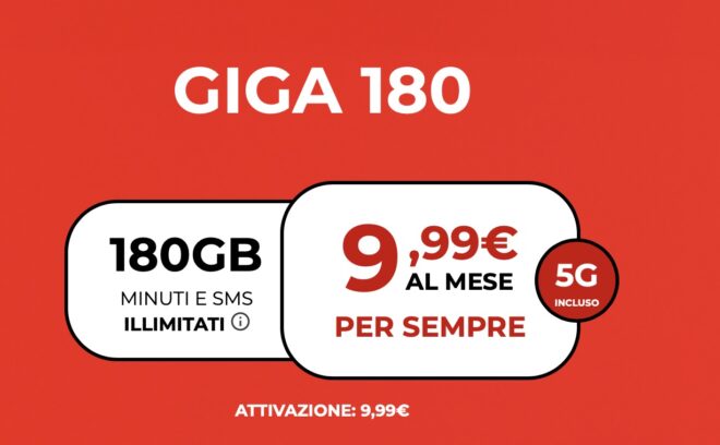 Giga 180, iliad ripropone questa interessante offerta