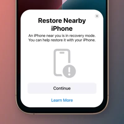 Il firmware di iPhone 16 può ora essere ripristinato in modalità wireless da un altro iPhone