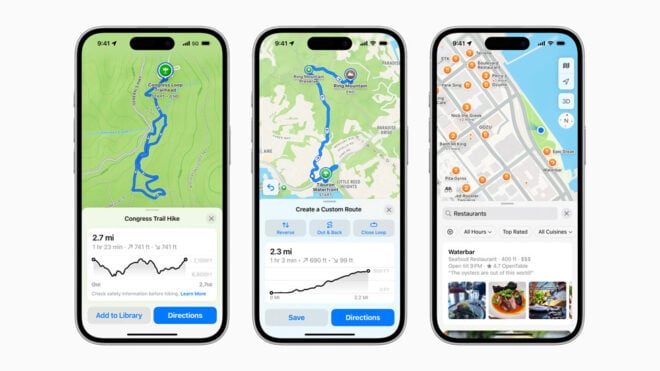 Le novità di Apple Maps con iOS 18