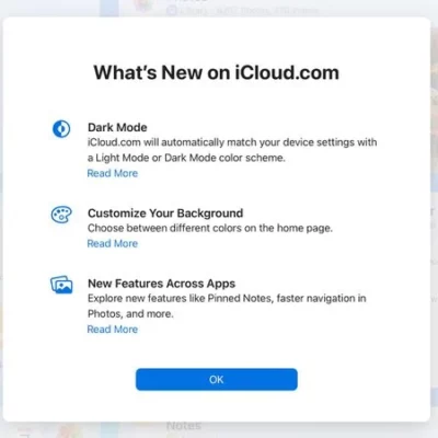 Apple aggiorna iCloud.com, ecco tutte le novità