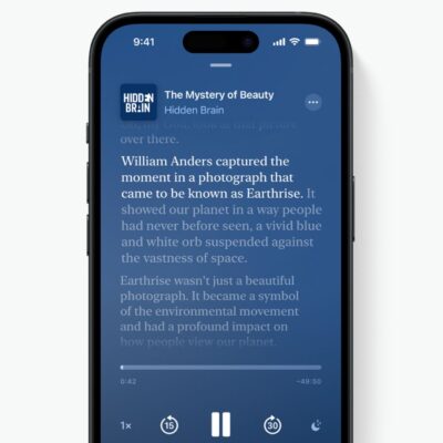 Apple attiva le trascrizioni dei Podcast anche in italiano