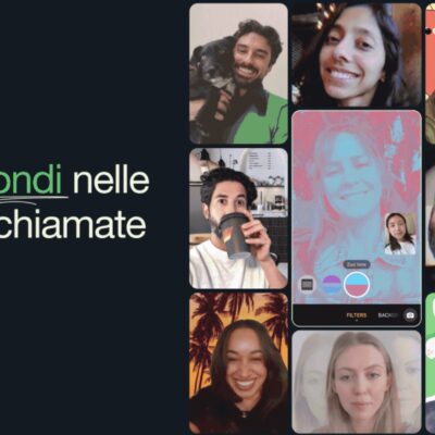 WhatsApp lancia i filtri e gli sfondi per le videochiamate