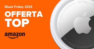 AirTag (confezione da 4) a 89€ per la Settimana del Black Friday su Amazon