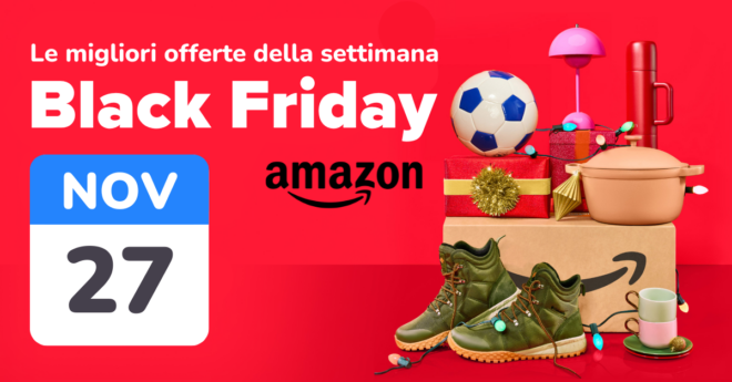 Settimana del Black Friday 2024 su Amazon: le migliori offerte in continuo aggiornamento