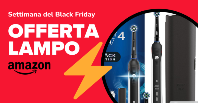 Offerte lampo Oral-B per la Settimana del Black Friday 2024 su Amazon