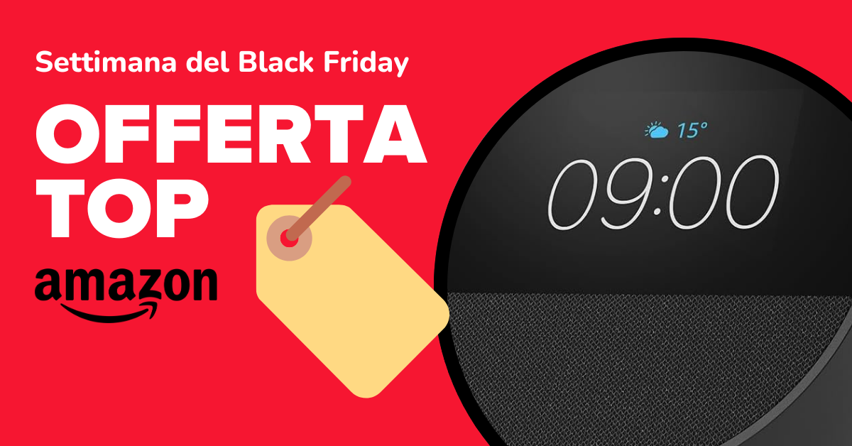 Sconti Echo e Fire TV Black Friday 2024 Amazon