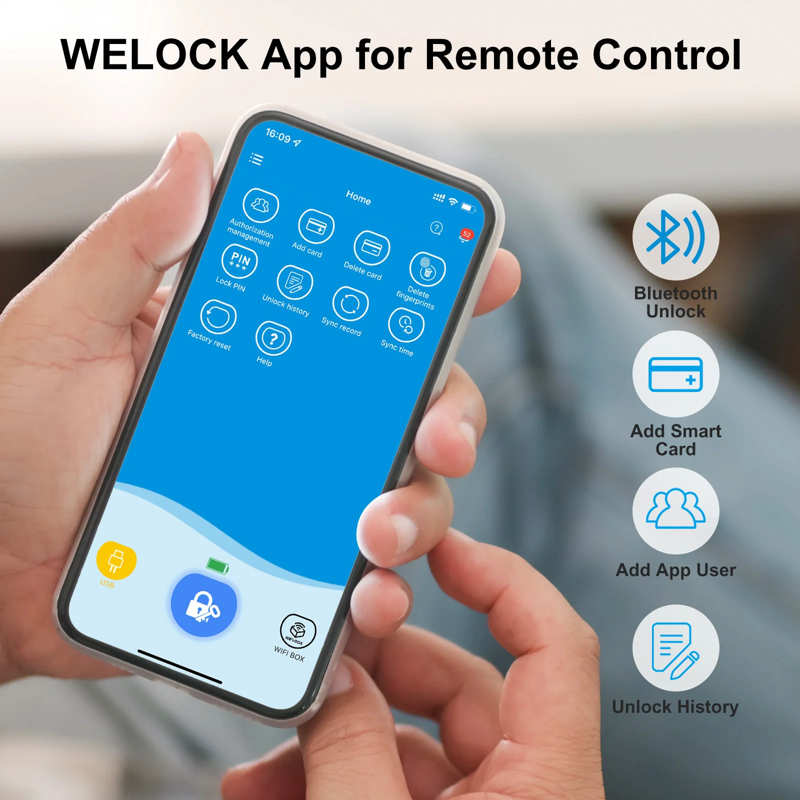 WELOCK_app_for_remote_control