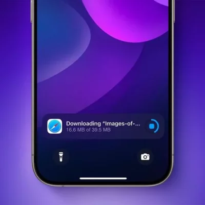 iOS 18.2 mostra i download di Safari su Lock Screen e Isola dinamica