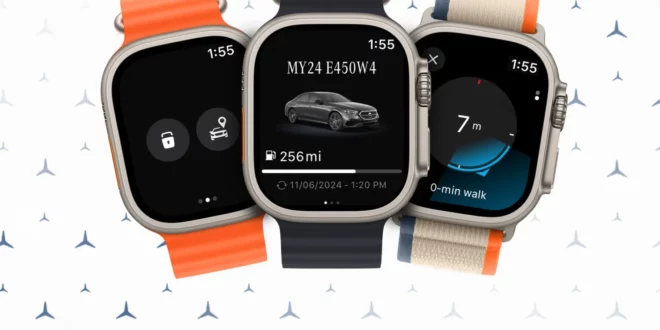 Le auto Mercedes-Benz si controllano da Apple Watch