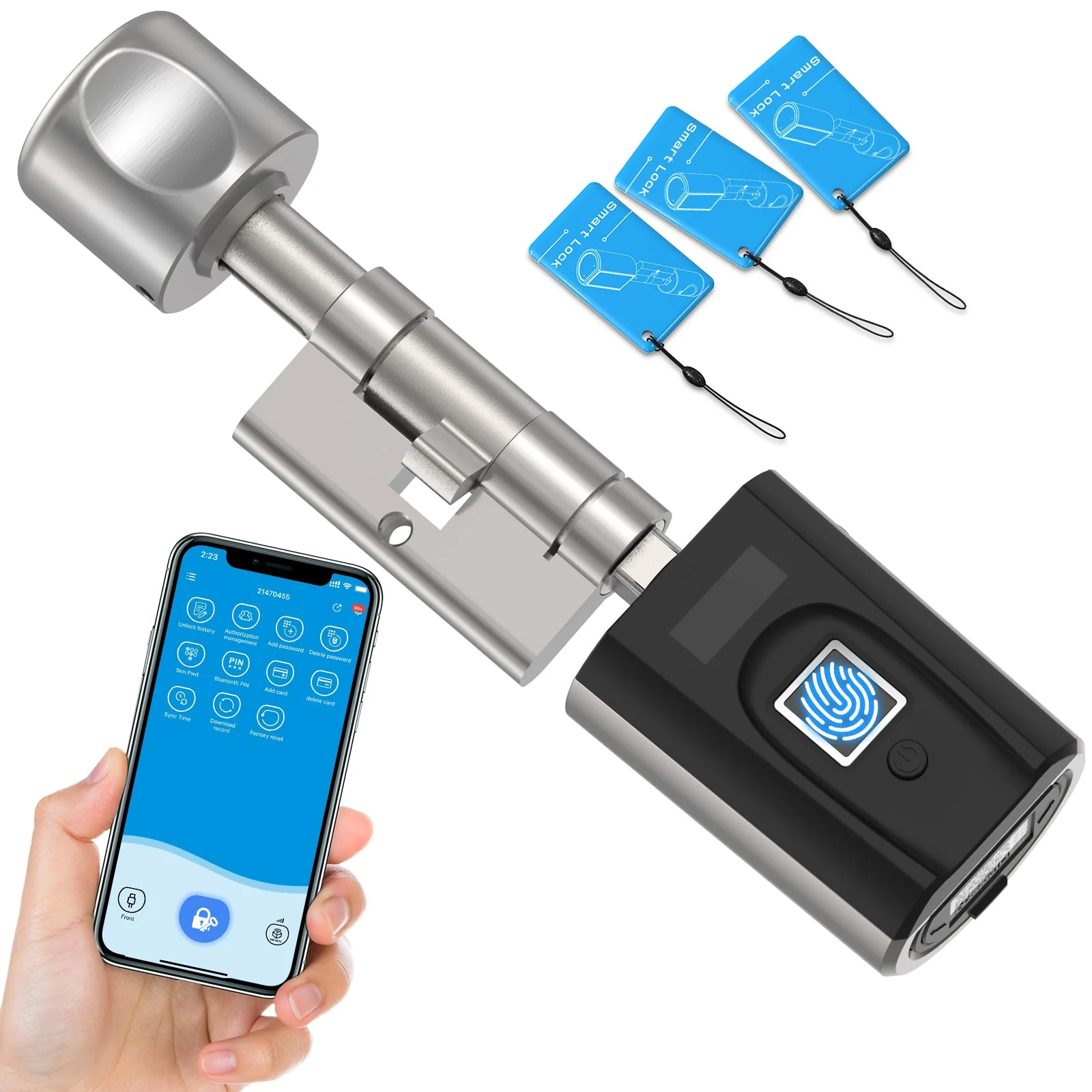 welock-fingerprint-electronic-smart-door-lock-cylinder-secbn51