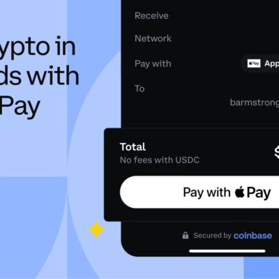 Coinbase integra Apple Pay per l’acquisto delle criptovalute