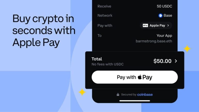 coinbase apple pay