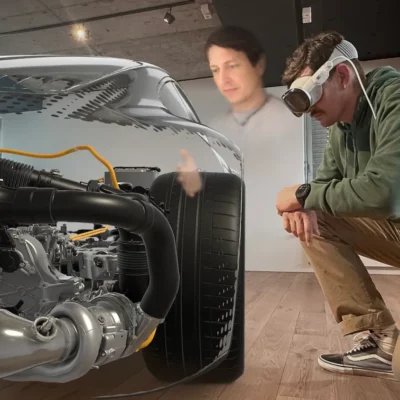 Porsche usa Vision Pro per presentare le sue auto