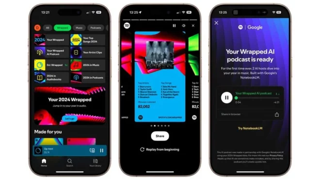 Arriva Spotify Wrapped 2024: un viaggio nell’anno musicale con l’aiuto dell’AI