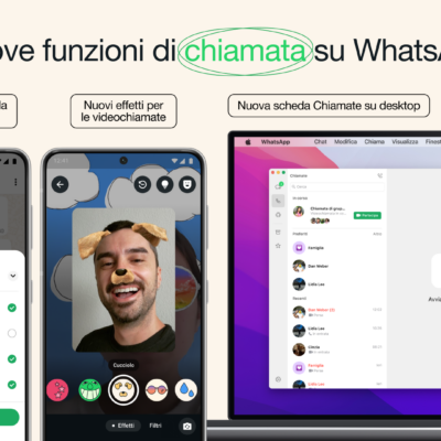 WhatsApp migliora le chiamate audio e video