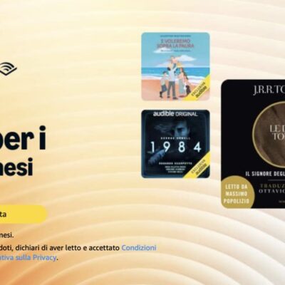Audible: la promozione con tre mesi gratis!
