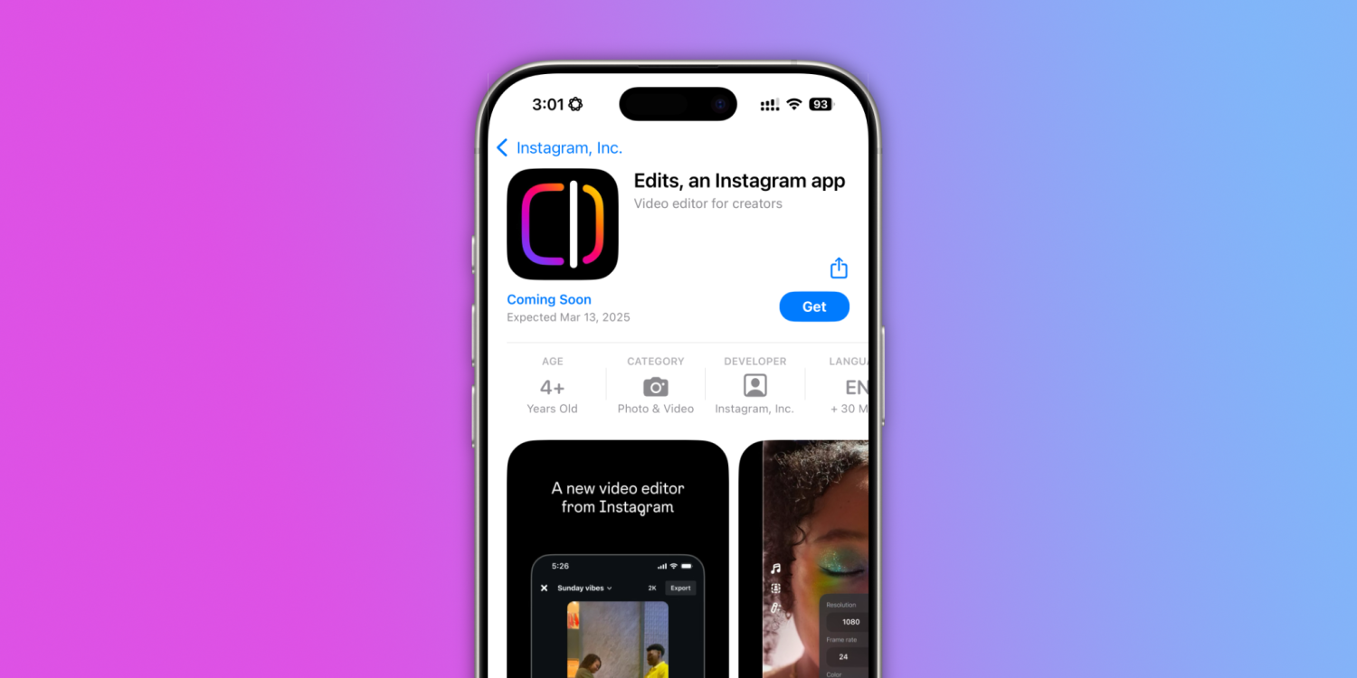 Instagram lancia il “suo” CapCut: ecco l’app Edits