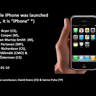 Il giorno in cui (solo) nove persone in Nokia capirono la minaccia dell’iPhone