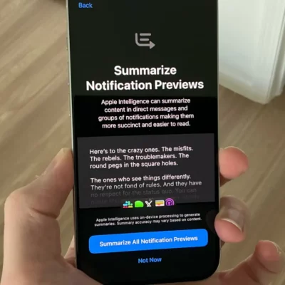 Apple risponde alle critiche sulle notifiche di sintesi di Apple Intelligence