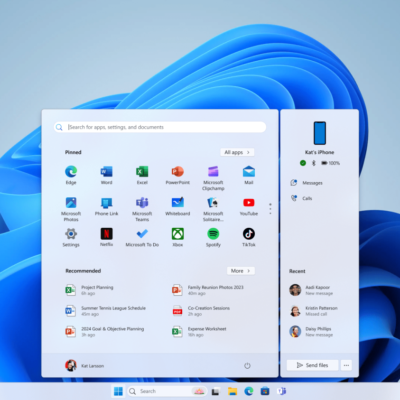 Windows 11 e iPhone, finalmente arriva l’integrazione nel menu Start