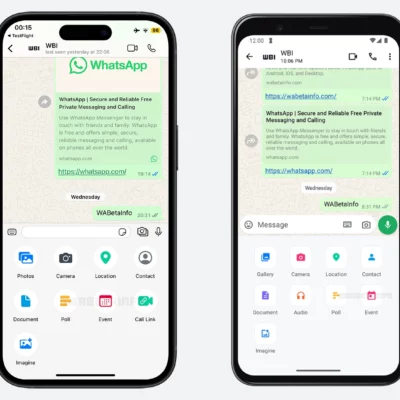 WhatsApp permetterà di programmare eventi anche nelle chat private