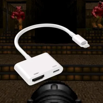 Doom gira su un adattatore Lightning to HDMI di Apple