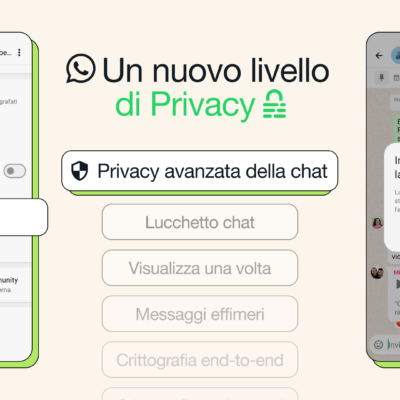 WhatsApp introduce la Privacy Avanzata della chat