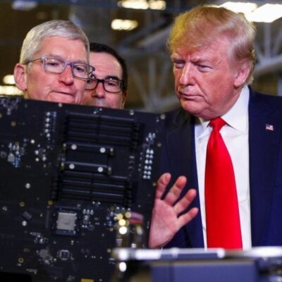 Tim Cook elogia Trump a cena alla Casa Bianca