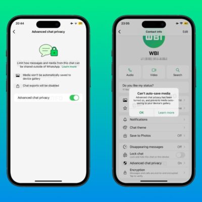 WhatsApp prepara una nuova funzione per la privacy: stop al salvataggio di media e all’esportazione delle chat