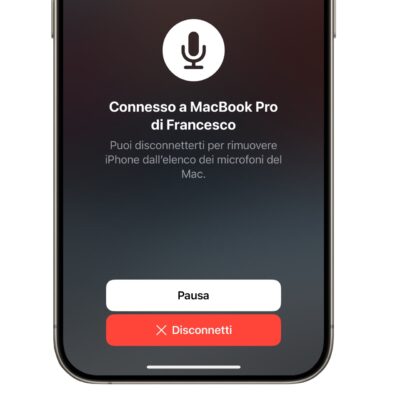 Come usare il proprio iPhone come microfono per Mac