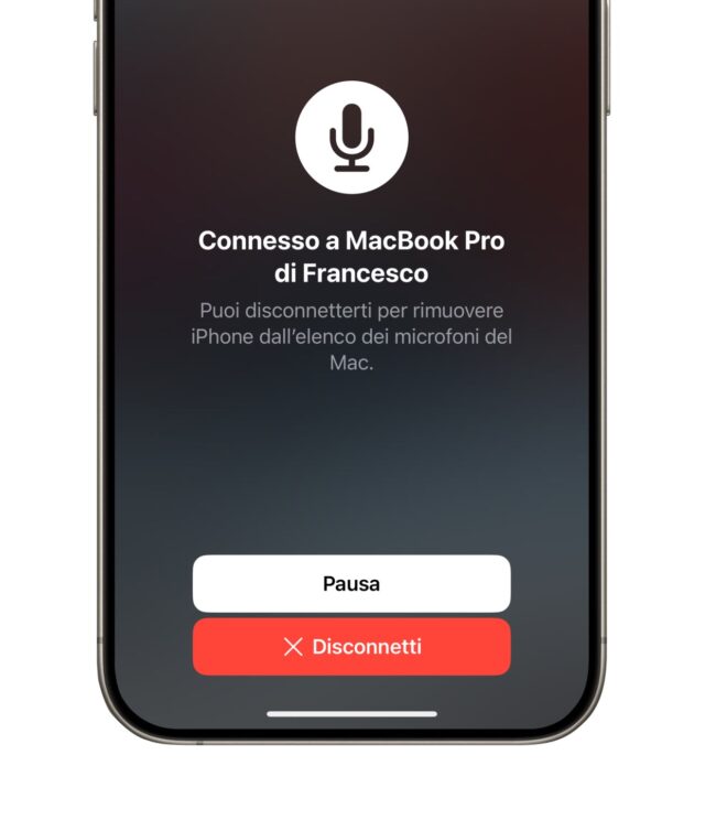 Come usare il proprio iPhone come microfono per Mac