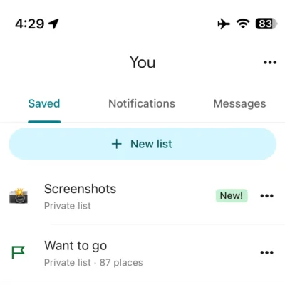 Google Maps su iPhone ora riconosce gli screenshot e salva i luoghi automaticamente