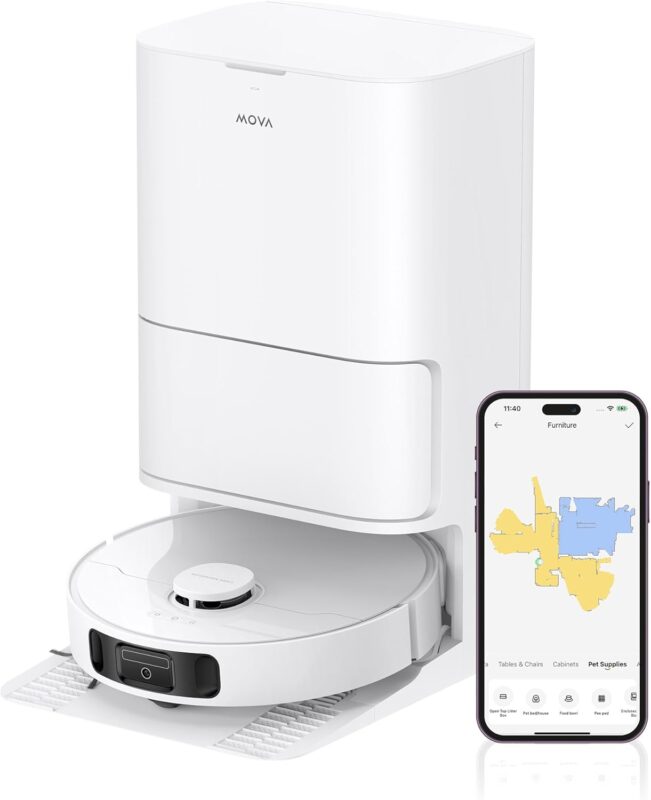 I più interessanti robot aspirapolvere e tosaerba di Mova disponibili su Amazon