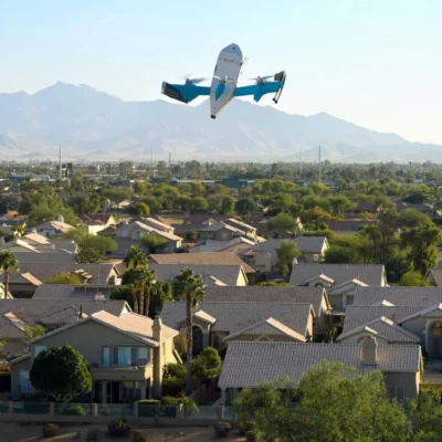 Amazon consegna iPhone e AirTag con i droni