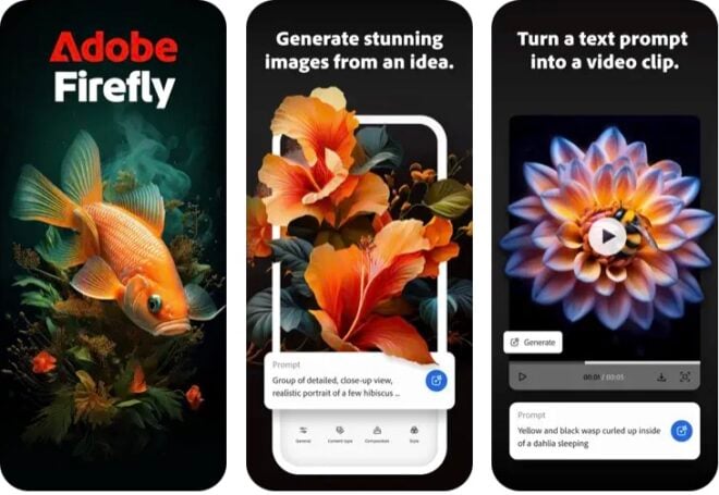 Adobe Firefly arriva su iOS: generazione di immagini e video AI direttamente dallo smartphone