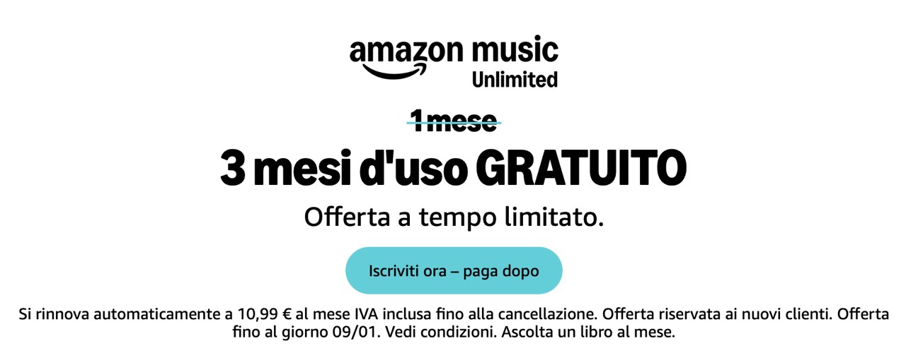 Amazon Music Unlimited Black Friday 2025