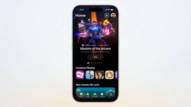 Apple lancia la nuova app “Games” con iOS 26