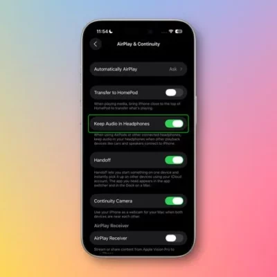 iOS 26 risolve il fastidioso problema del cambio automatico dell’audio