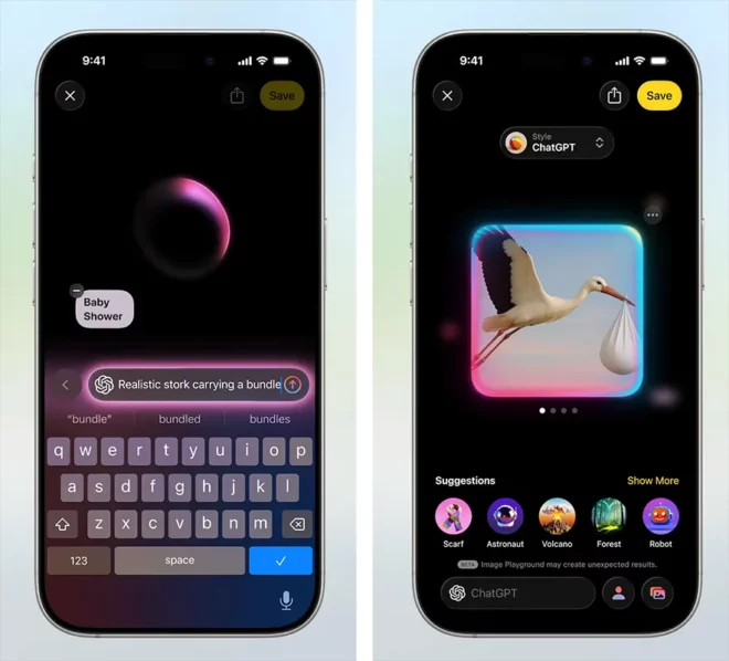 Image Playground diventa più potente con l’integrazione di ChatGPT