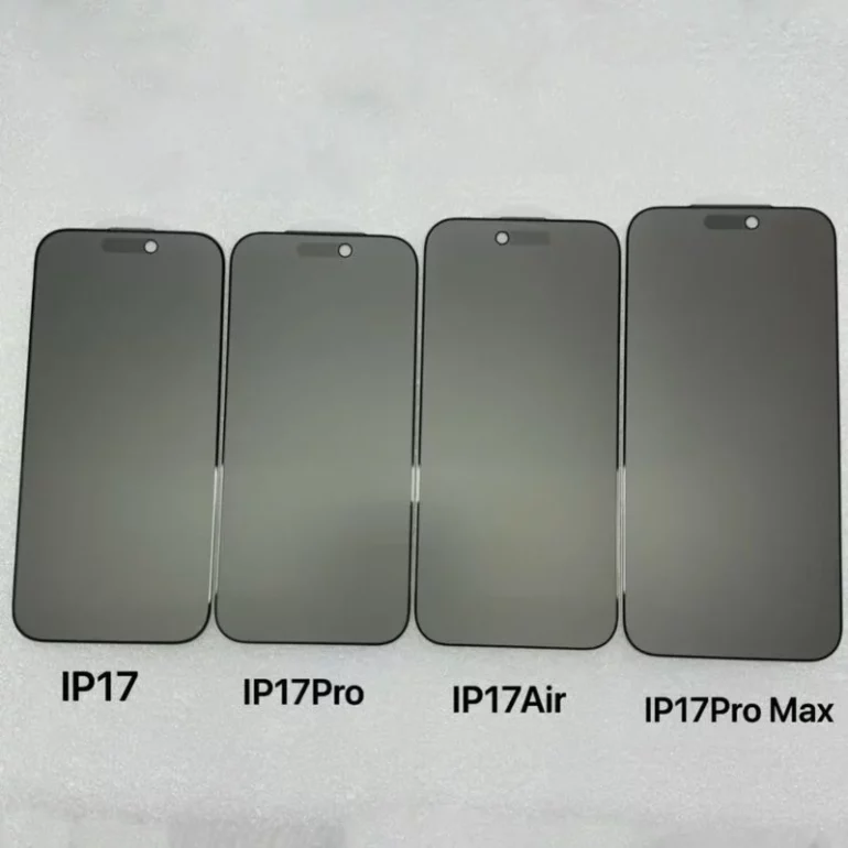 BIESHKJ 2+2 Pellicole Privacy Per IPhone 17 Air – Vetro Temperato 9H Anti-Spia Con Protezione Obiettivo, HD E Senza Bolle
